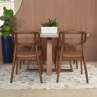Conjunto Mesa de Jantar Mona Tela