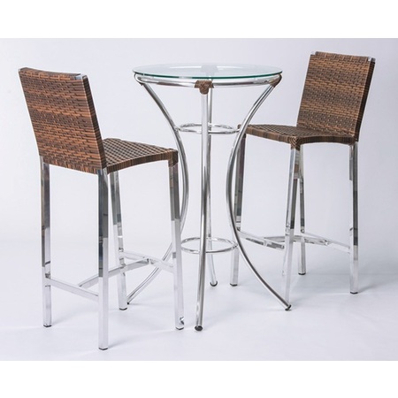 Mesa Bistrô com 2 Banquetas Creta — Mesas Bistrô