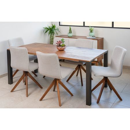 Conjunto Mesa Drift Industrial com cadeiras Giratórias — Mesas