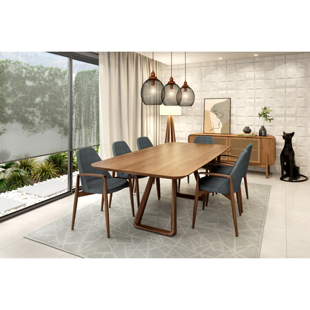 Mesa de Jantar Zoe Madeira — Mesas