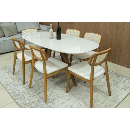 Mesa de Jantar Lizzie Oval — Mesas